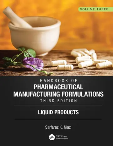 Cover of Handbook of Pharmaceutical Manufacturing Formulations