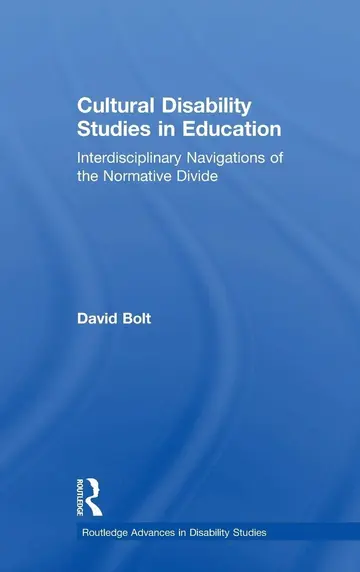 Cover of Cultural Disability Studies in Education