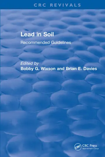 Cover of Lead in Soil