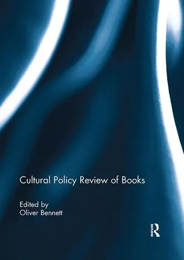 Cover of Cultural Policy Review of Books