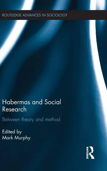 Cover of Habermas and Social Research