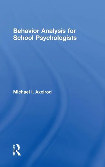 Cover of Behavior Analysis for School Psychologists