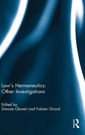 Cover of Law's Hermeneutics