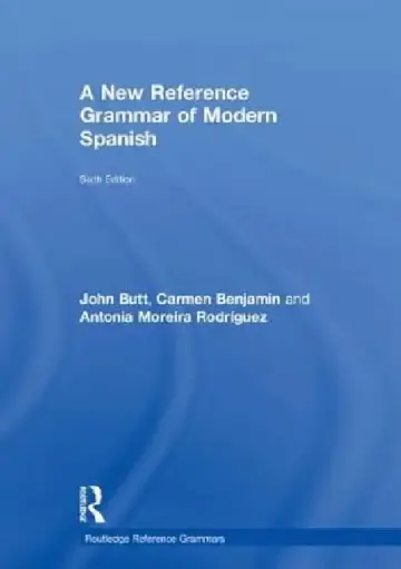 Cover of A New Reference Grammar of Modern Spanish