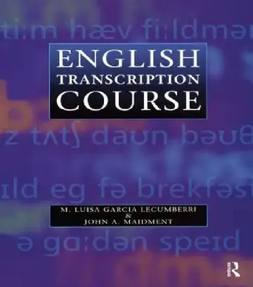 Cover of English Transcription Course