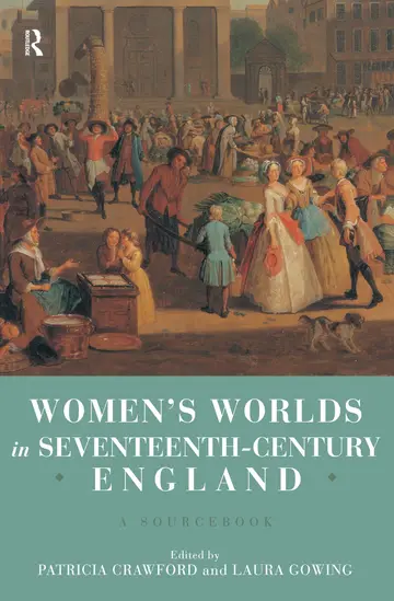 Cover of Women's Worlds in Seventeenth Century England