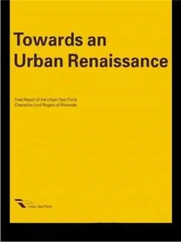 Cover of Towards an Urban Renaissance