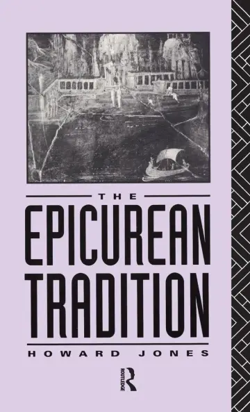 Cover of Epicurean Tradition