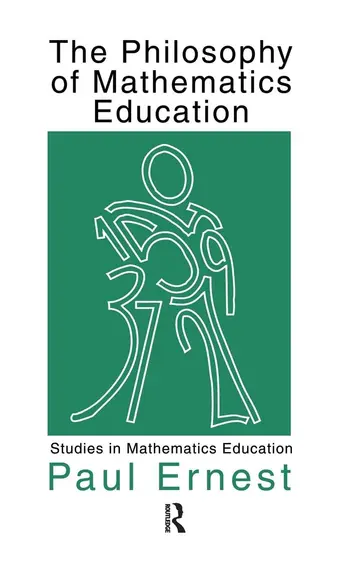 Cover of The Philosophy of Mathematics Education