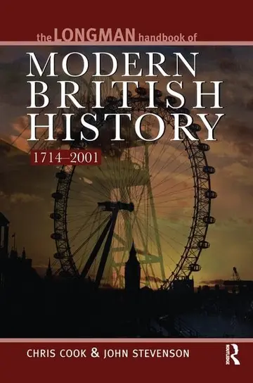 Cover of Longman Handbook to Modern British History 1714-2001