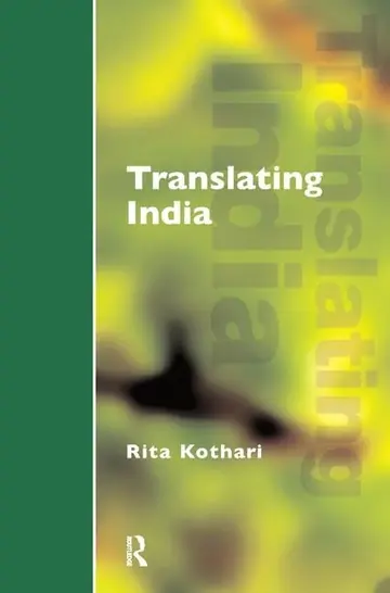 Cover of Translating India