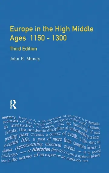 Cover of Europe in the High Middle Ages