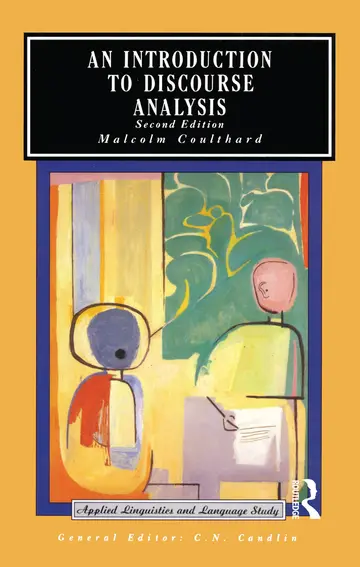 Cover of An Introduction to Discourse Analysis
