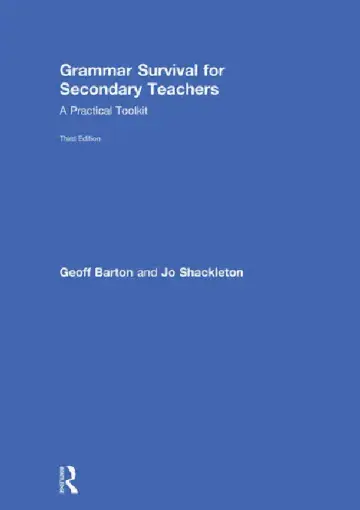 Cover of Grammar Survival for Secondary Teachers