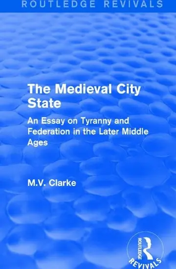 Cover of The Medieval City State