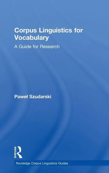 Cover of Corpus Linguistics for Vocabulary