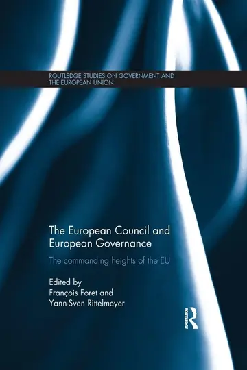 Cover of The European Council and European Governance