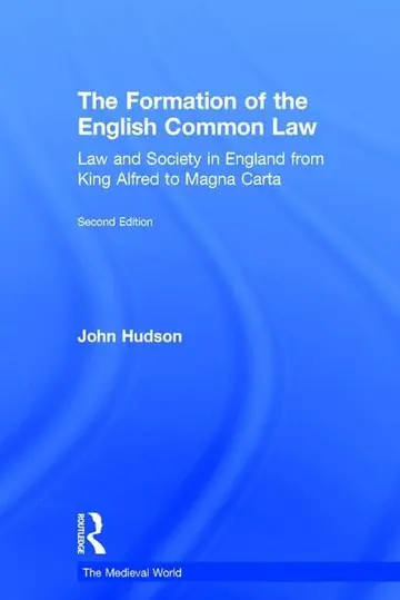 Cover of The Formation of the English Common Law