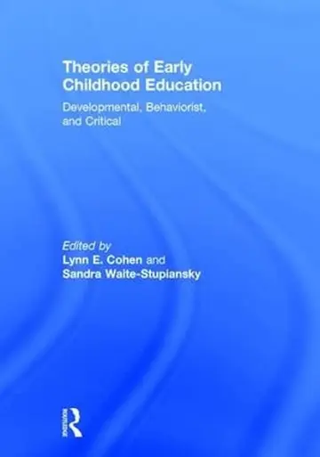 Cover of Theories of Early Childhood Education