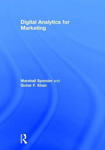 Cover of Digital Analytics for Marketing