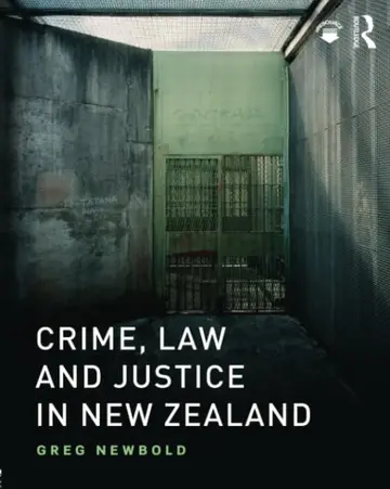 Cover of Crime, Law and Justice in New Zealand