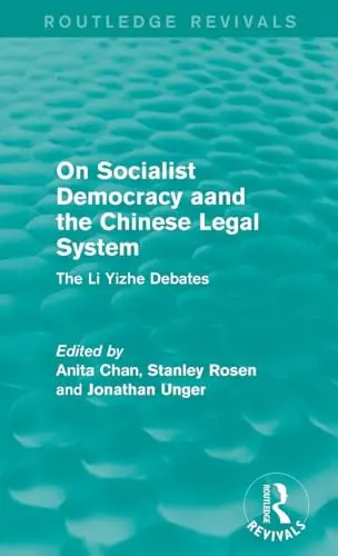 Cover of On Socialist Democracy and the Chinese Legal System