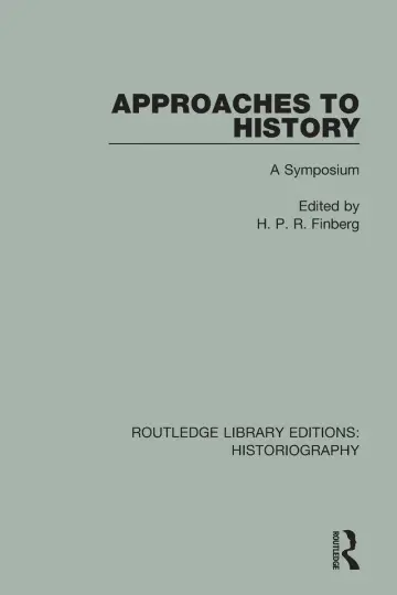 Cover of Approaches to History