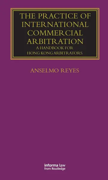 Cover of The Practice of International Commercial Arbitration