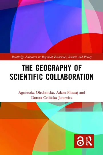 Cover of The Geography of Scientific Collaboration