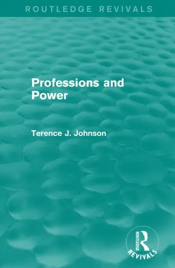 Cover of Professions and Power