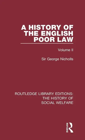 Cover of A History of the English Poor Law (2)
