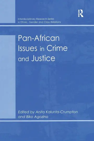 Cover of Pan-african Issues in Crime and Justice