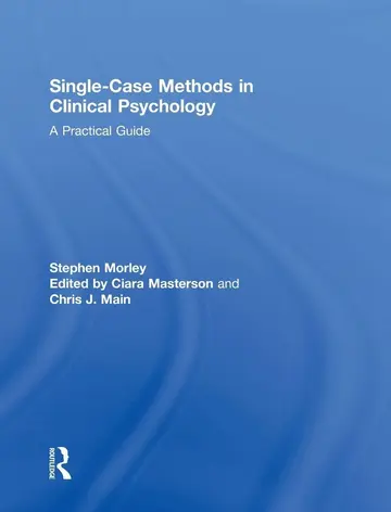 Cover of Single Case Methods in Clinical Psychology
