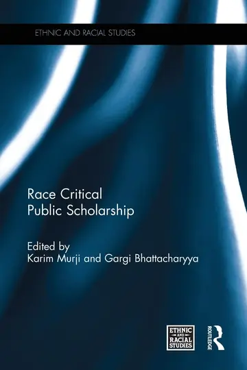 Cover of Race Critical Public Scholarship