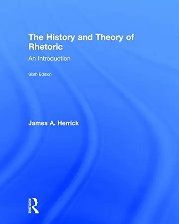 Cover of The History and Theory of Rhetoric