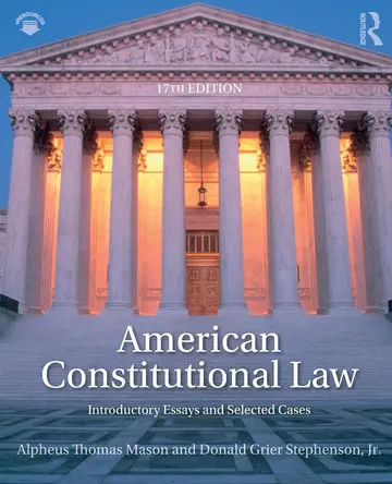 Cover of American Constitutional Law