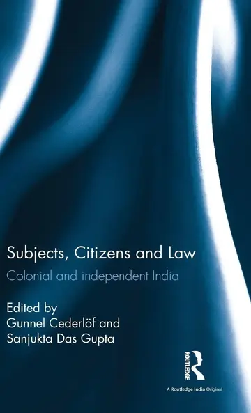 Cover of Subjects, Citizens and Law