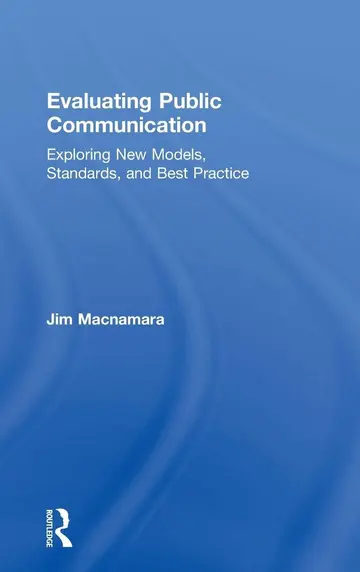 Cover of Evaluating Public Communication