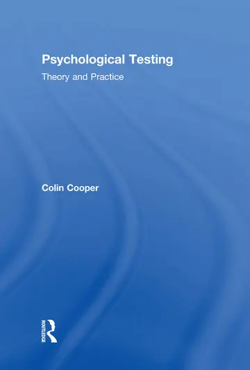 Cover of Psychological Testing