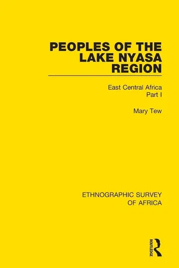 Cover of Peoples of the Lake Nyasa Region