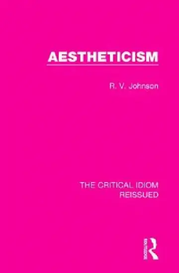 Cover of Aestheticism