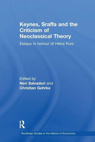 Cover of Keynes, Sraffa and the Criticism of Neoclassical Theory