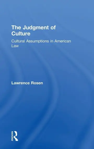Cover of The Judgement of Culture