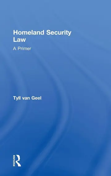 Cover of Homeland Security Law