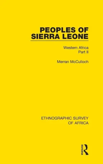 Cover of Peoples of Sierra Leone