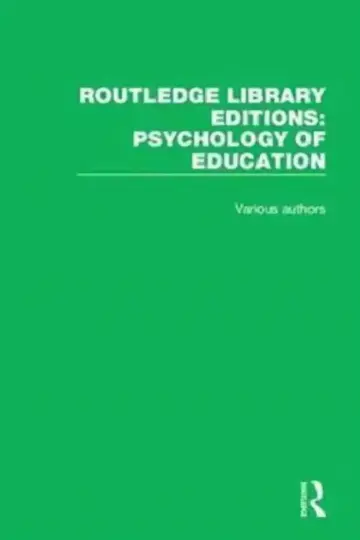 Cover of Psychology of Education