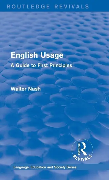 Cover of English Usage 1986