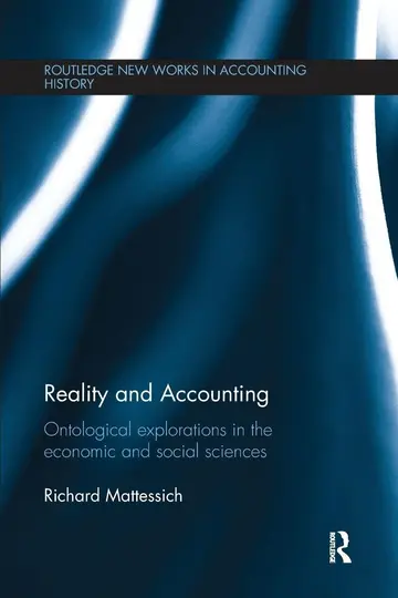 Cover of Reality and Accounting