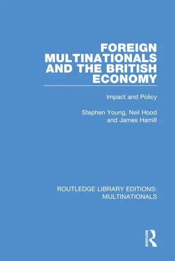 Cover of Foreign Multinationals and the British Economy