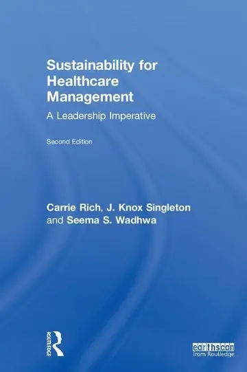Cover of Sustainability for Healthcare Management